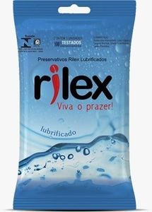 Preservativo Lubrificado Com 3 Unidades Rilex