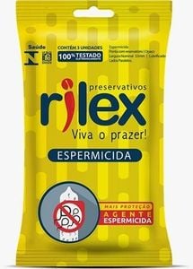 Preservativo Espermicida Com 3 Unidades Rilex