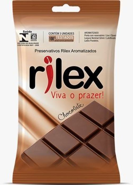 Preservativo Sabores Com 3 Unidades Rilex