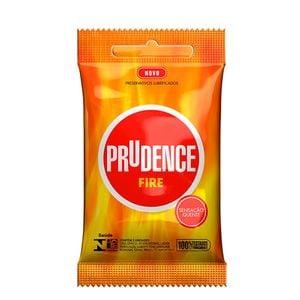 Preservativo Fire Com 3 Unidades Prudence