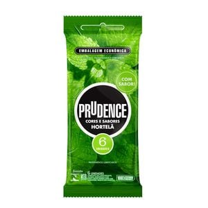 Preservativo Hortelã Com 6 Unidades Prudence 