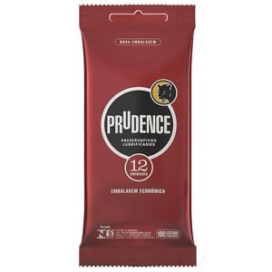 Preservativo Lubrificado Com 12 Unidades Prudence 