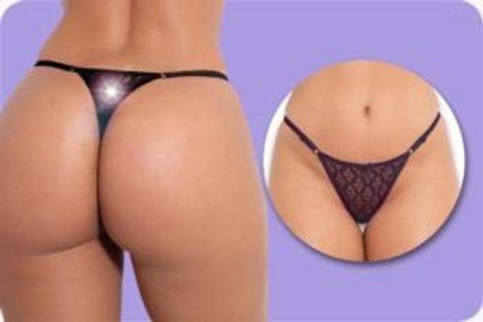 Fio Dental De Renda Com Pisca Pisca