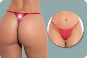 Fio Dental De Renda Com Pisca Pisca