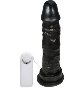 Prótese Vibrador Com Ventosa 17,0 X 4,1cm Prazer E Cia