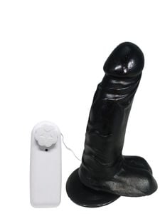 Prótese Vibrador Com Ventosa 16,5cm X 3,6 Cm Prazer E Cia 