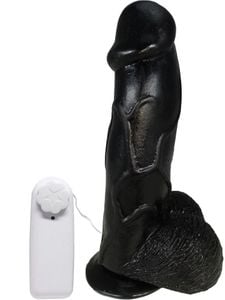 Prótese Vibrador Com Ventosa 18,5cm X 4,8 Cm Prazer E Cia 