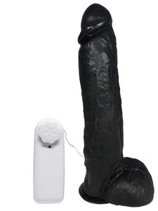 Prótese Vibrador Com Ventosa 29,0 Cm X 5,8 Cm Prazer E Cia 