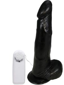 Prótese Vibrador Com Ventosa 18,40 Cm X 4,30 Cm Prazer E Cia 