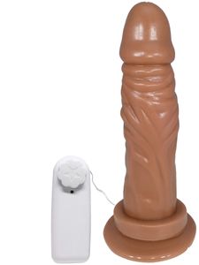 Prótese Vibrador Com Ventosa 17,0 X 3,9cm Prazer E Cia