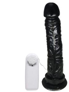 Prótese Vibrador Com Ventosa 21,5 X 4,0cm Prazer E Cia