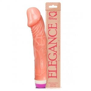 Prótese Elegance 20 X 4,1cm Vibro Interno Sexy Fantasy