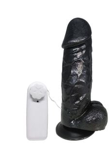 Prótese Vibrador Com Ventosa 19,6 X 4,4cm Prazer E Cia