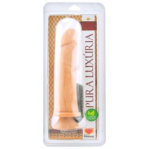 Prótese Vibrador Externo Ventosa 19,5 X 4,6cm Sexy Fantasy