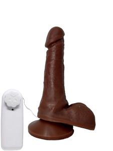 Prótese Vibrador Externo Ventosa 17 X 3,5cm Soulsex