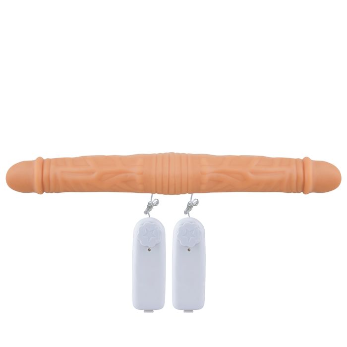 Prótese Dupla Com Vibrador 43,7 X 5 Cm Sexy Fantasy 