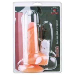 Prótese Vibrador Externo Ventosa 15,5 X 3,7cm Soulsex