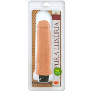 Prótese Vibrador Interno Com Escroto 22 X 5,2cm Sexy Fantasy 
