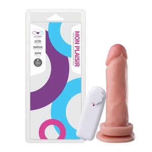 Prótese Vibrador Externo Ventosa 15,6 X 4cm Soulsex