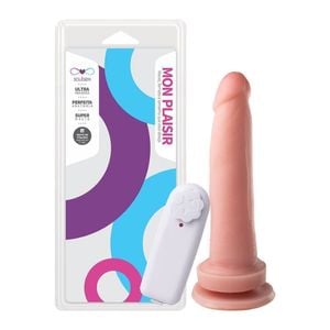 Prótese Vibrador Externo Ventosa 16,5 X 3,5cm Soulsex