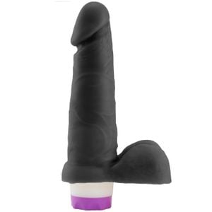 Prótese Vibrador Interno Com Escroto 16 X 3,5cm Sexy Fantasy 