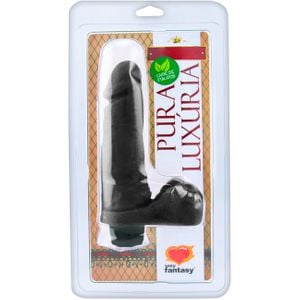 Prótese Vibrador Interno Com Escroto 20,5 X 4,7cm Sexy Fantasy 