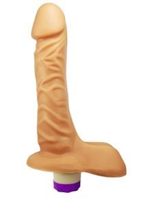 Prótese Vibrador Controle Interno 19 X 4,5cm Hot Flowers