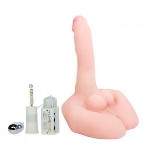 Prótese Vibrador Cyberskin Com Base Mr Big Sexy Import