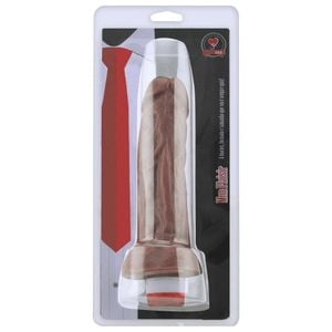 Prótese Com Vibro E Escroto 18 X 4,5cm Soulsex