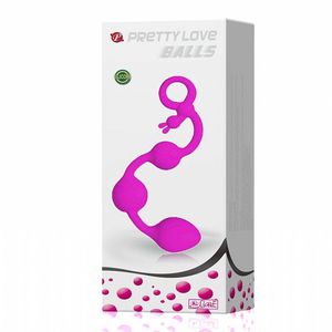 Plug Anal Esferas Em Silicone Triplo Sexy Import 