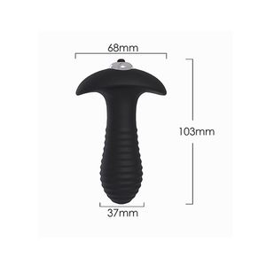 Plug Anal Com Vibro Spiral Sexy Import