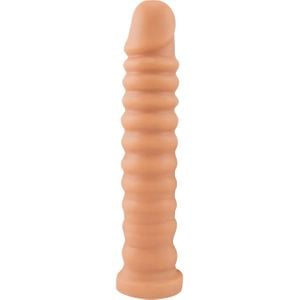 Plug Anelado Maciço 21 X 4cm Sexy Fantasy