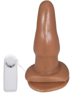 Plug Vibrador 13,0 X 4,3cm Prazer E Cia
