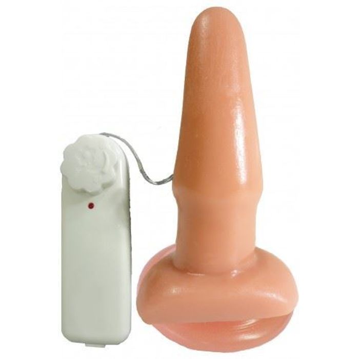 Plug Vibrador 13,0 X 4,3cm Prazer E Cia