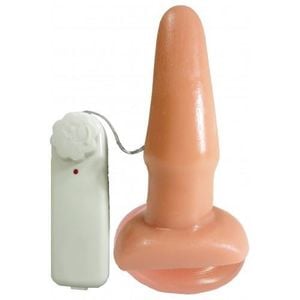 Plug Vibrador 13,0 X 4,3cm Prazer E Cia
