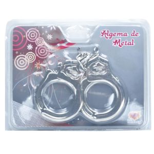 Algema Em Metal Cromada Sexy Fantasy