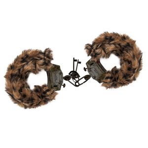 Algema Luxo De Metal Com Pelúcia Hot Flowers