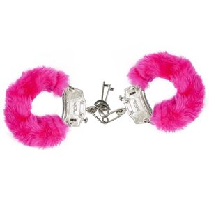 Algema Luxo De Metal Com Pelúcia Hot Flowers