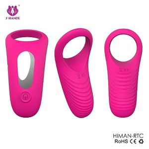 Anel Peniano Com Vibro Recarregável- Himan-rtc - S-hande