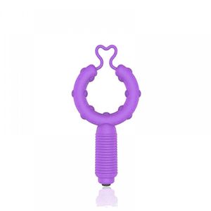 Anel Peniano Vibratório Com Estimulador Clitoriano Sexy Import