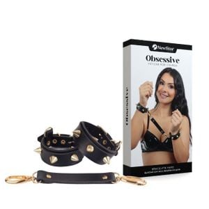 Bracelete Com Spike Gold New Star