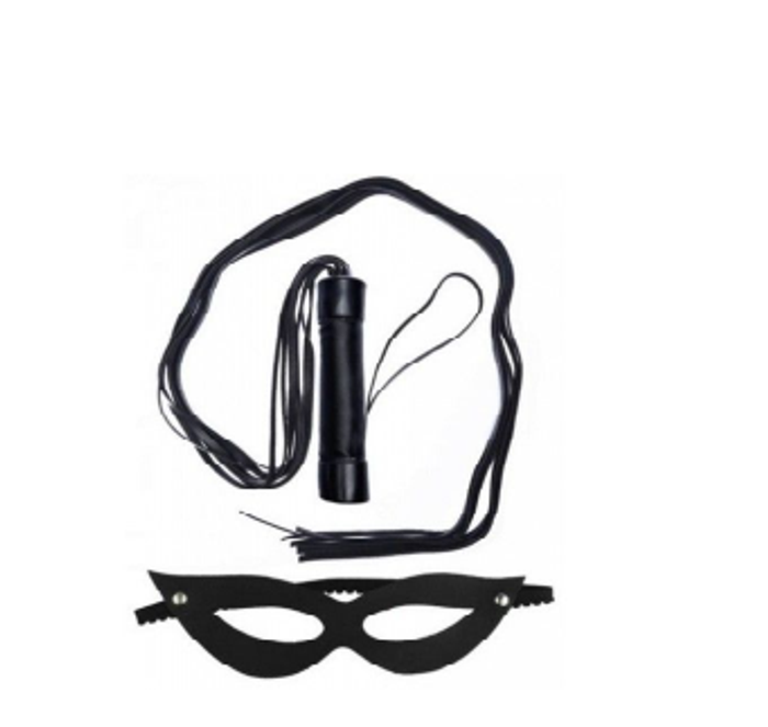 Kit Mascara Com Chicote 80cm Liso Dominatrixxx