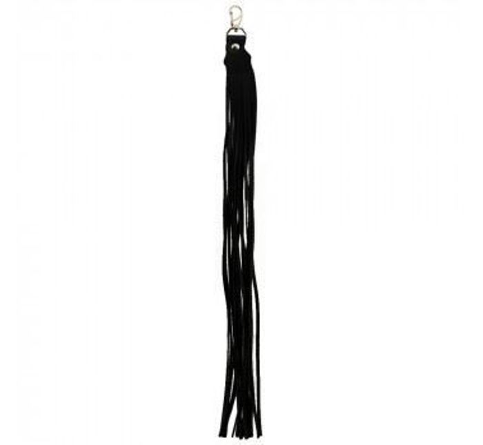 Chicote Chaveiro Preto Tiras 40cm Dominatrixxx