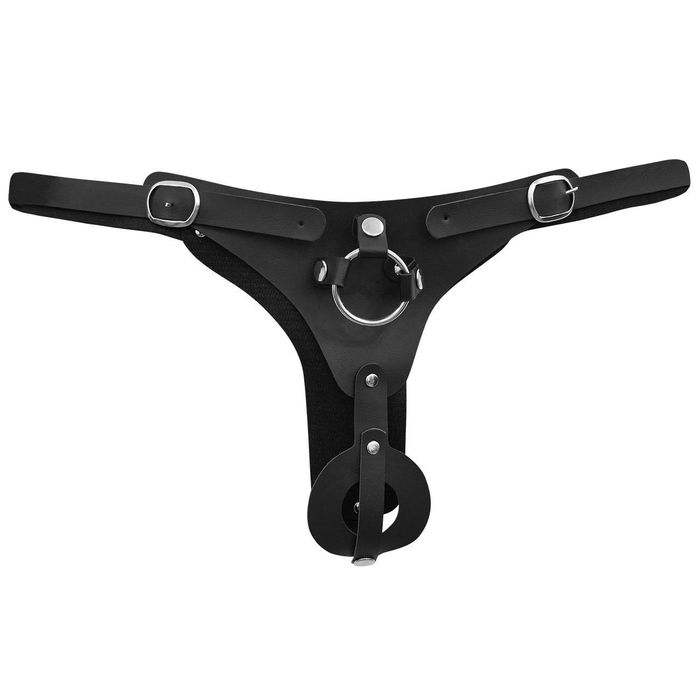 Cinto Strap On Duplo Para Prótese Com Furo Anal Dominatrixxx