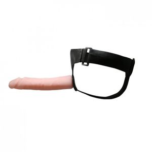 Cinta Peniana Com Fivelas Ajustáveis E Pênis Em Cyberskin Articulável Sexy Import