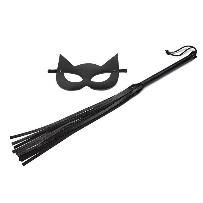 Kit Mulher Gato Preto Sexy Fantasy