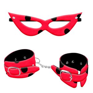 Kit Algema Bracelete E Máscara Luxo Bichos Dominatrixxx
