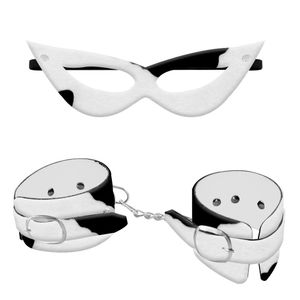 Kit Algema Bracelete E Máscara Luxo Bichos Dominatrixxx