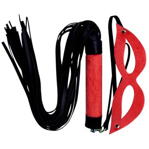 Kit Tiazinha Com Chicote 40cm Pelúcia Dominatrixxx