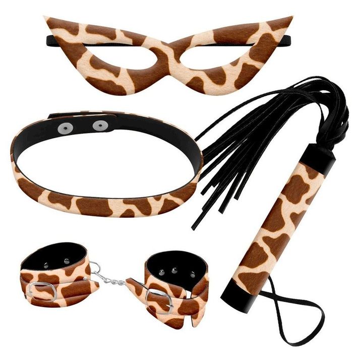 Kit Tiazinha Completo Chicote Bichos Dominatrixxx